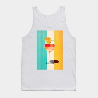 Aperol Spritz Cocktail on Summer Tank Top